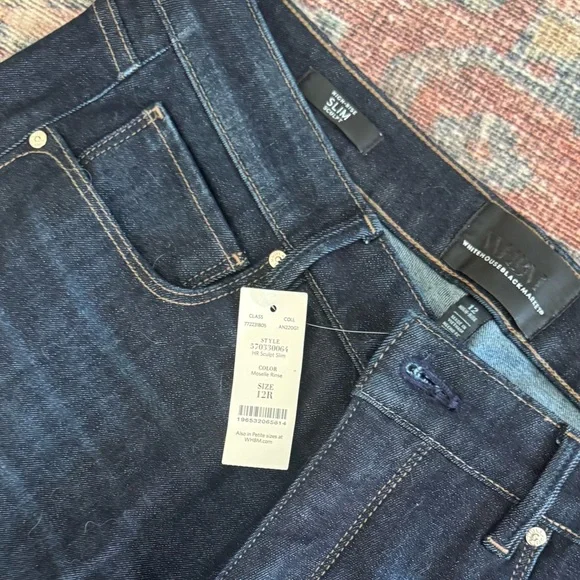 SOLD! NWT! WHBM Women's slim cut jeans - Picture 2 of 5